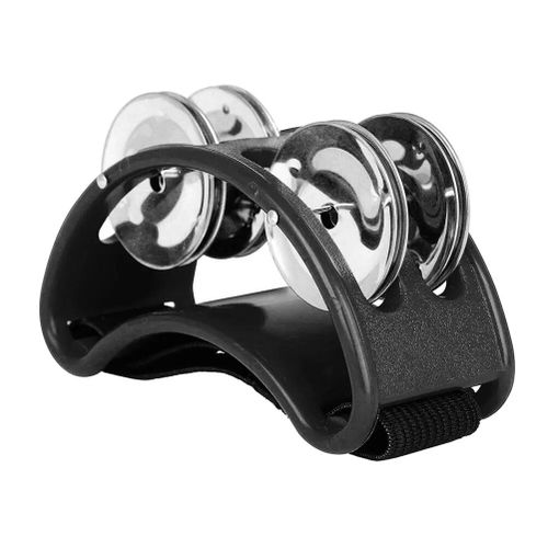 Compagnon De Batterie Jingle Accessoire Persch Instruments,Main,Pied,Davtransistors,Tambourin,Tambour,Instrument De Musique - Type Black #A