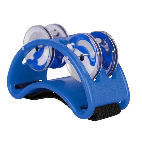 Compagnon De Batterie Jingle Accessoire Persch Instruments,Main,Pied,Davtransistors,Tambourin,Tambour,Instrument De Musique - Type Blue