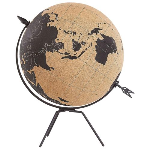 Globe 35 cm noir et marron BATTUTA