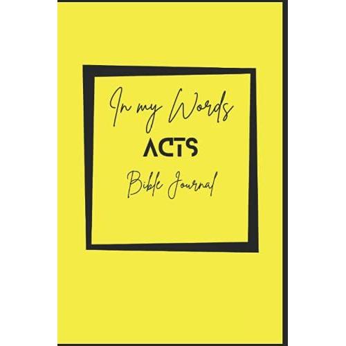 In My Words: Acts Bible Journal
