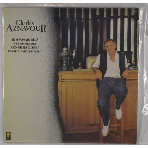 Je M'voyais Déjà Charles Aznavour - Disque Vinyle 33 Tours