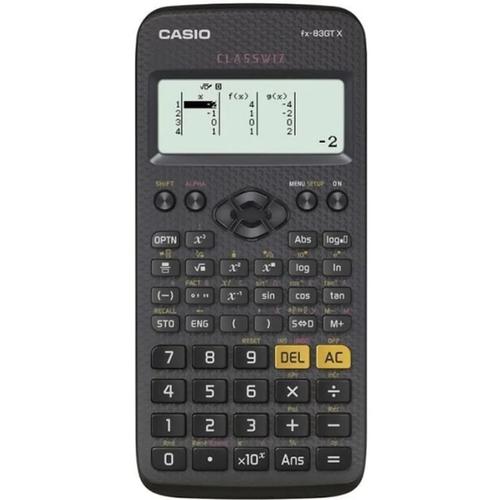 Casio FX83GTX Calculatrice Scientifique GCSE avec 276 Fonctions - Noir