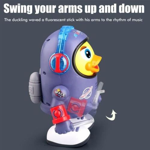 Jouet Musical Enfant 1-10 An, Rampants Avec Musique Et Lumières Pour Bébé Canard Spatial 6-12 Mois, Éducatif
