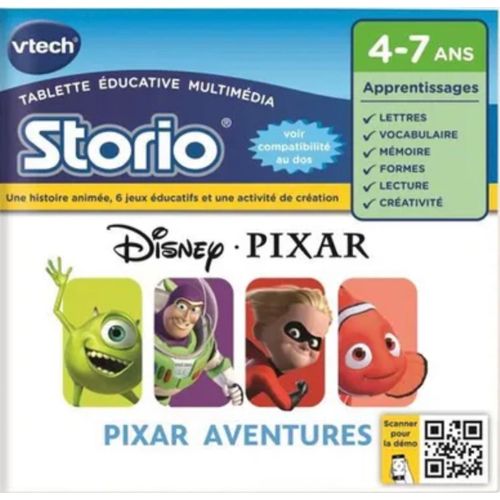 VTech Jeu Storio Disney Pixar Pixar Aventures