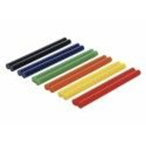 Lot 11 B?ton de colle chaude couleurs assorties ? 11 mm 150 mm BGS
