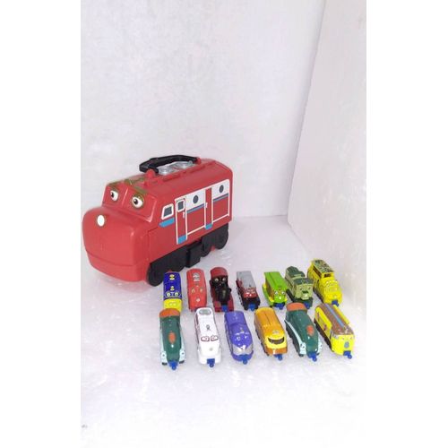 Chuggington Valise De Rangement  Avec 13 Trains En Métal 