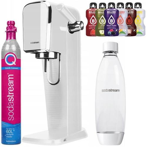 Saturateur de carbonatation de l'eauSodaStream Art White + bolero