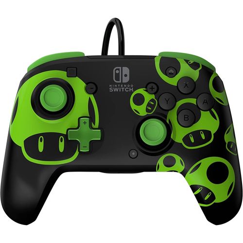 Manette Filaire Pdp Rematch Super Mario - Glow In The Dark Pour Nintendo Switch