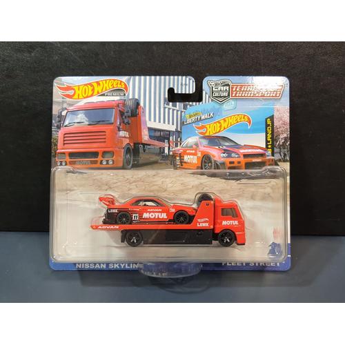 Hot Wheels Team Transport 1/64 _ 2022_ Lb-Er34 Nissan Skyline & Fleet Street #44