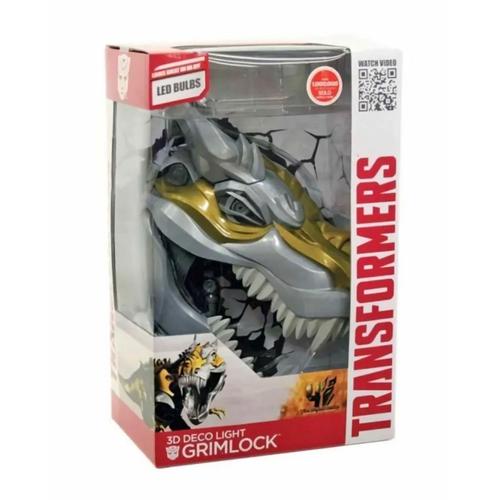 Transformers Grimlock Lumière Lampe 3d Light Fx Déco Veilleuse Ampoule Led Officiel - Hasbro