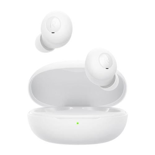 TWS écouteurs sans fil Bluetooth 5.0 écouteurs 10mm Basse 20 heures de lecture Smart Touch Casque de sport étanche avec micro, version globale, blanc