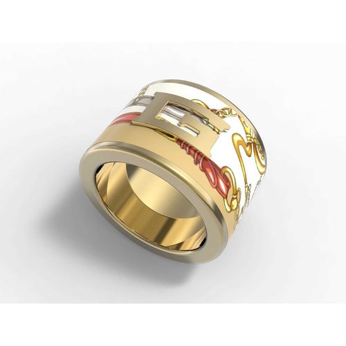 Bague Femme Bijoux Guess Foulard Mesure 16 Classique Cod. Jubr02131jwygbr56 Guess