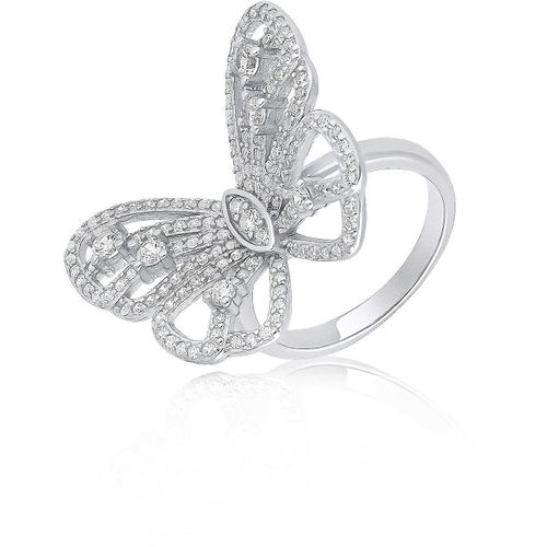 Bague Femme Bijoux Gioiapura Mesure 18 Classique Cod. Ins028an307rhwh-18 Gioiapura