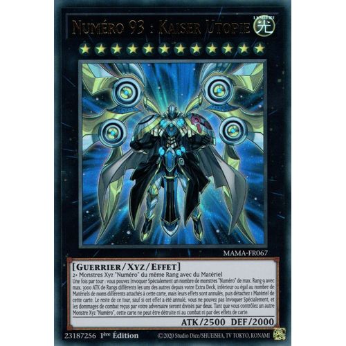 Numéro 93 : Kaiser Utopie - Mama-Fr067 - Yu-Gi-Oh ! Ultra Rare