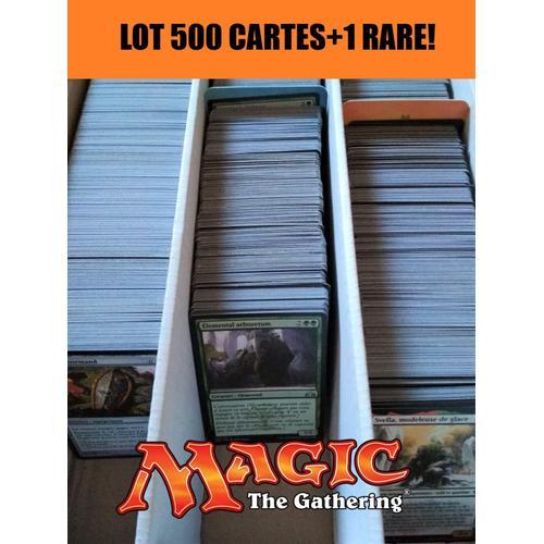 Magic The Gathering Lot 500 Cartes Vf + 1 Rare