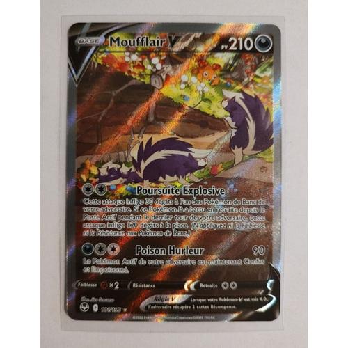 Carte Pokemon Moufflair V Alternative 181/195 Tempête Argentée Eb12 Fr