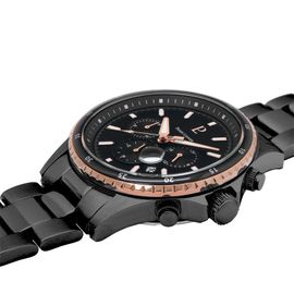 Pierre Lannier Cronos Montre Homme Chronographe Acier Noir 228j239