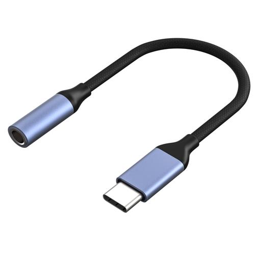 Cable adaptateur USB-C Jack 3.5 mm audio ecouteur casque musique Compatible pour Samsung Galaxy A13/A23/A33/A53/A73/A03S Phonillico©