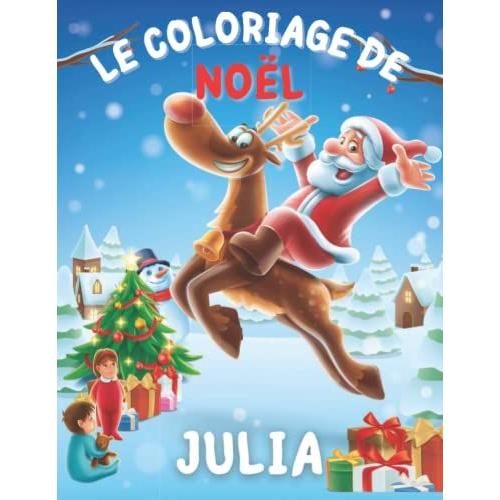 Livre de coloriage de Noël pour les enfants : Pages à colorier de