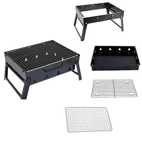 Grills de table pliants au charbon de bois S