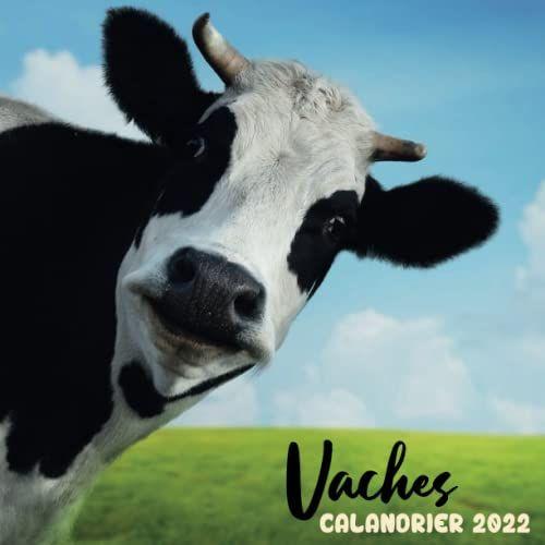 Calendrier Vaches 2022: Calendrier Mensuel 2022 De 12 Mois De Janvier À Décembre Avec Note | 12 Photos De Belles Vaches En Couleurs Hautes Résolutions | Idée De Cadeau Pour Noël (French Edition)