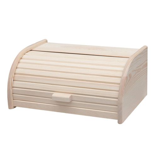 Fackelmann 521780 Boite À Pain, Boite De Conservation Du Pain Et Des Gâteaux, Bois De Pin, 40 X 28 Cm