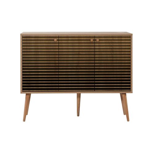 Buffet Effet Bois Beige 120x36h90 Cm