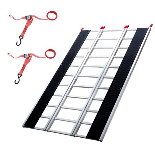 Rampes Pliables Extra Larges En Aluminium-Vevor-Rampes De Chargement Pour Moto/Moto Tout-Terrain/Remorque/Vtt/Utv