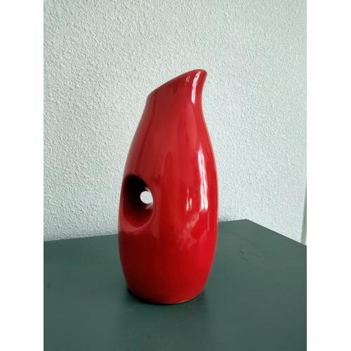 Vase/carafe en grès rouge