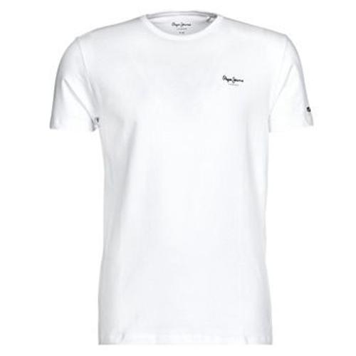 T-Shirt Pepe Jeans Original Basic Nos Blanc