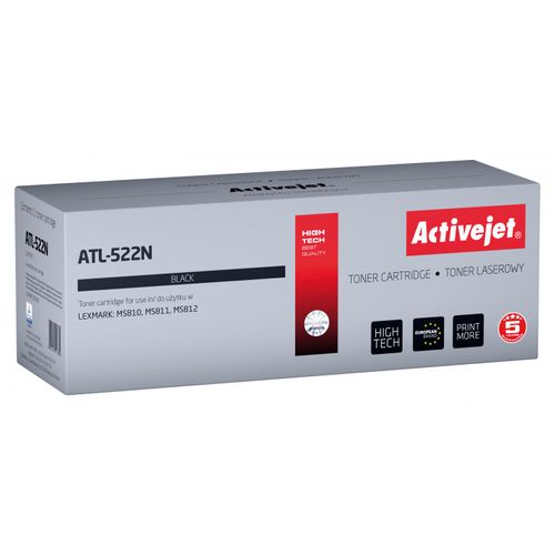 Activejet Cartouche De Toner Atl-522n Pour Imprimantes Lexmark Rempla