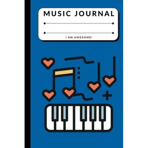 Blue Song Writing Music Journals For Kids: Lined/Ruled Paper And Staff, Manuscript Paper For Notes, Lyrics And Music. For Musicians, Students, ... Song Writing Music Journals For Kids)