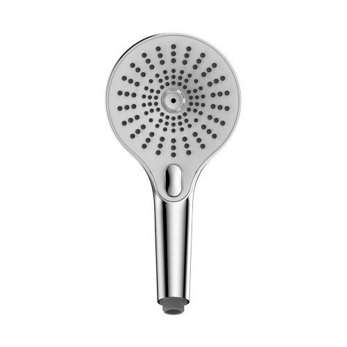 Douchette à main chromée blanche - 3 jets - diamètre 130 mm - Ultimate Shower WENKO