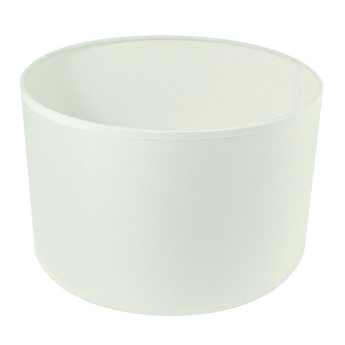 Abat - Jour, Rond, Blanc, 25 Cm Ø, Hauteur 15 Cm