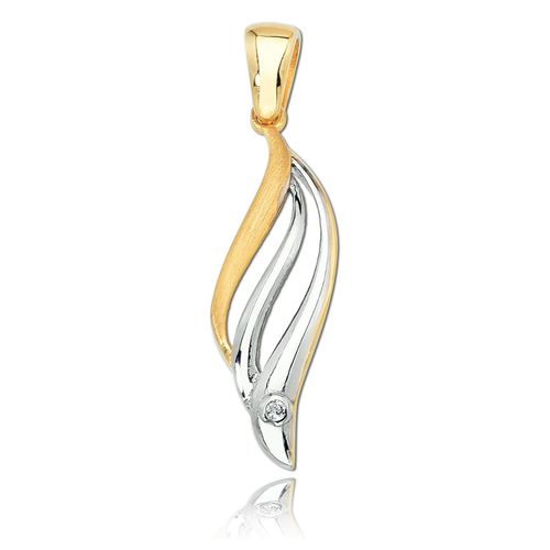 Collier Pendentif Balia Pour Femme En Or Jaune 333 Avec Zircone Bgh0005gw