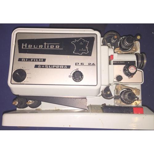 ANCIEN PROJECTEUR FILM SUPER 8 HEURTIER MODELE P6 24