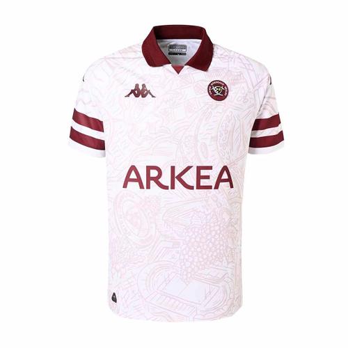 Maillot Kombat Away Ubb Union Bordeaux Bègles Officiel Rugby Blanc Homme