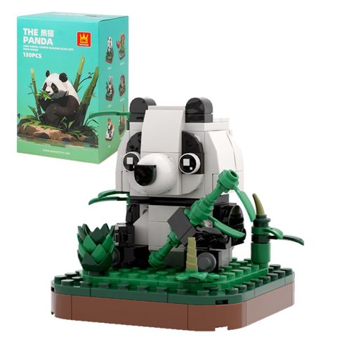 Lot De Mini Blocs De Construction D'animaux - Collection Sur Le Thème Des Animaux - Jouet - Jolie Décoration D'intérieur - Série 3 (Panda)