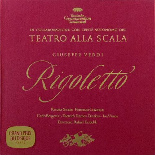 Album 3 Disques 33trs, Giuseppe Verdi, Rigoletto Téatro Alla Scalla