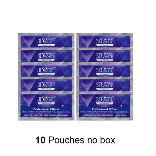 Couleur 10 Pochettes Bandes De Blanchiment Des Dents 3d Effets Professionnels Blanchir Les Dents Brosse À Dents En Charbon De Bois Bandes De Blanchiment Dentaire 