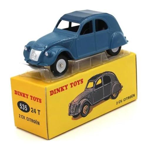 Dinky Toys 535 24t - Citroen 2cv 1949/60 Bleu Pétrole 1:43, Atlas-Dinky Toys