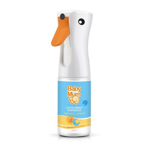 Lait Après-Soleil Spray 200 Ml - Bébé Et Maman - Rafraîchissant Et Hydratant - À L'acide Glycyrrhétinique Et À L'amidon De Riz -