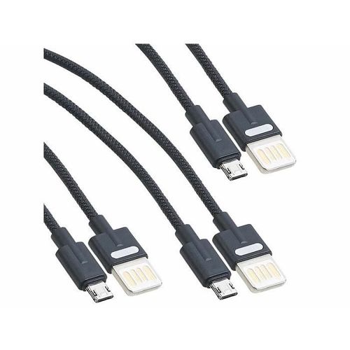 3 câbles USB-A vers Micro-USB - 100 cm