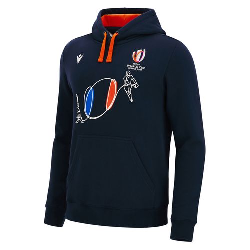 Sweat A Capuche Macron Adulte France Rugby World Cup 2023 Officiel