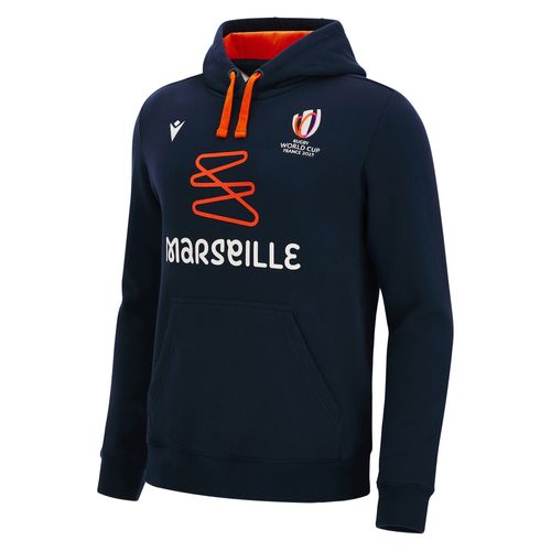 Sweat A Capuche Macron Adulte Marseille Rugby World Cup 2023 Officiel
