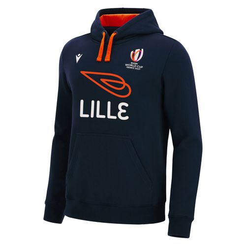 Sweat A Capuche Macron Adulte Lille Rugby World Cup 2023 Officiel