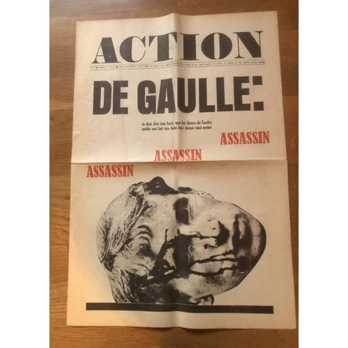 Action (Mai 68) Numéro 7 Du 11 Juin 1968 De Gaulle