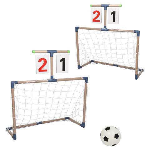 Cage De Football Pour Enfants - Lot De 2 - Filet De Football - Jardin - Cours - 79*35*56cm