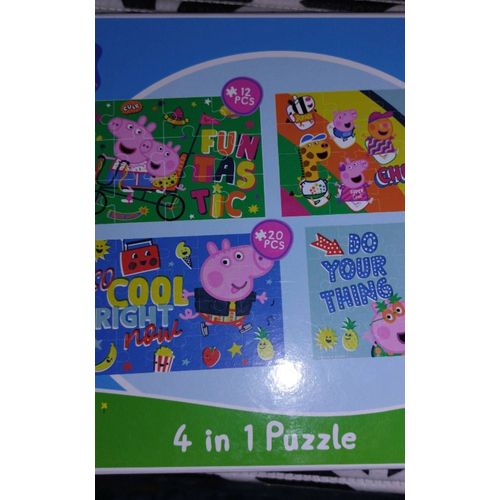 4 En 1 Puzzle - Peppa Pig
