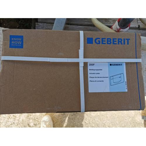 Plaque Geberit 200f